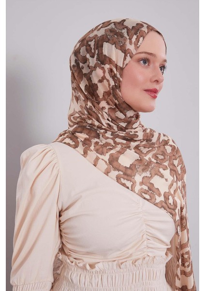 Vizon Leopar Desen Vivian Şal fiyatları