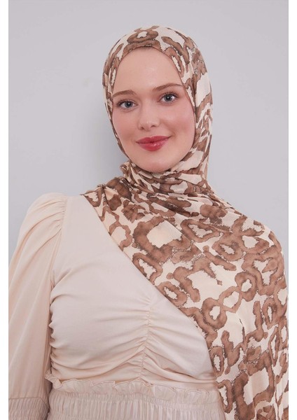 Vizon Leopar Desen Vivian Şal modelleri