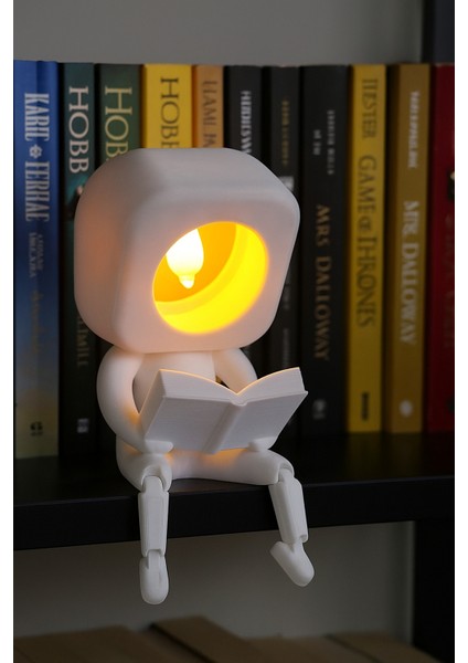 Kitaplık Için Işıklı Dekor