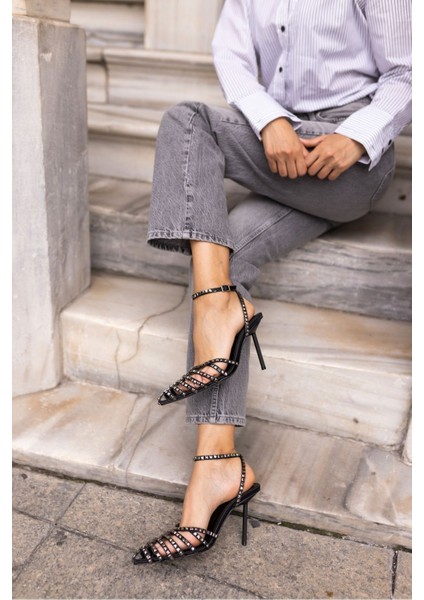 Olmo Kadin Bej Özel Taş Dizayn Topuklu Ayakkabi fırsatları