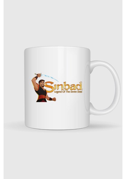 Denizci Sinbad Seven Seas Tasarımlı Kupa Bardak