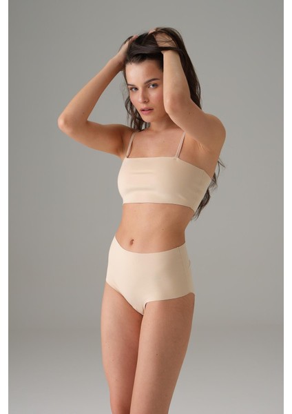 Kadın Ten Invisible Askılı Büstiyer 5583