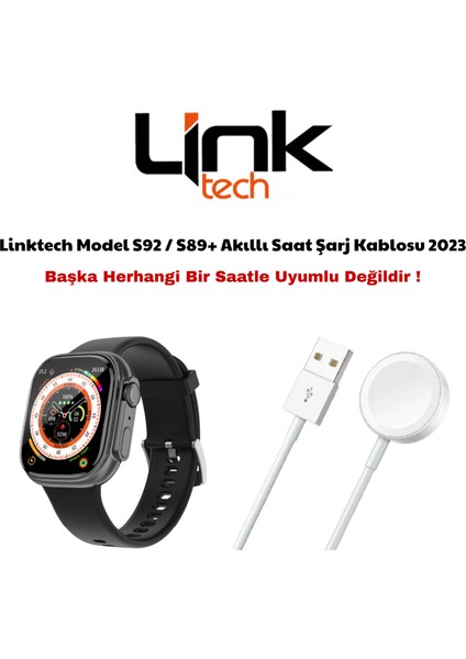 Model S92 / S89+ Akıllı Saat Şarj Kablosu Not - Başka Herhangi Bir Akıllı Saat Ile Uyumlu Değildir