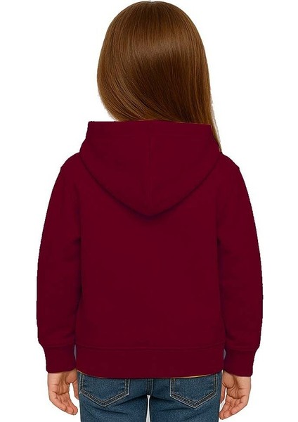 Unisex Baskılı Çocuk Swaetshirt Kapüşonlu 3 Iplik Şardonlu Kuromi Baskılı modelleri