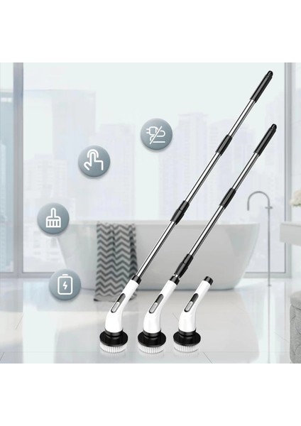 7 In 1 Kablosuz Elektrikli Temizlik Fırçası Seti modelleri