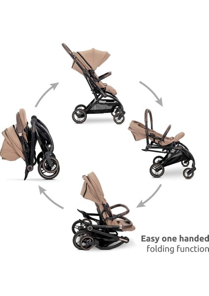 Makaya 360 Dönebilen Kabin Tipi Bebek Arabası