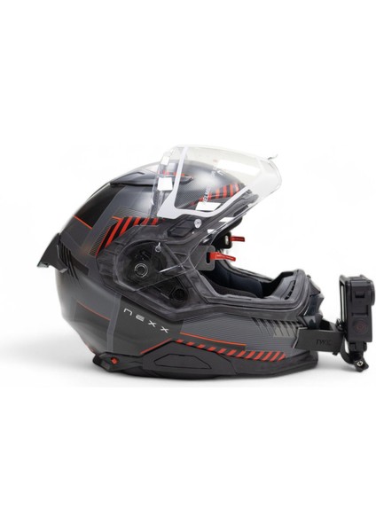 Nexx X.wst 3 Kask Için Aksiyon Kamerası Kask Çene Bağlantı Aparatı Chin Mount modelleri