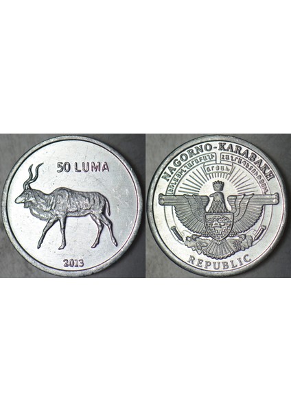 Dağlık Karabağ 50 Luma 2013 Antilop. Çil(-)