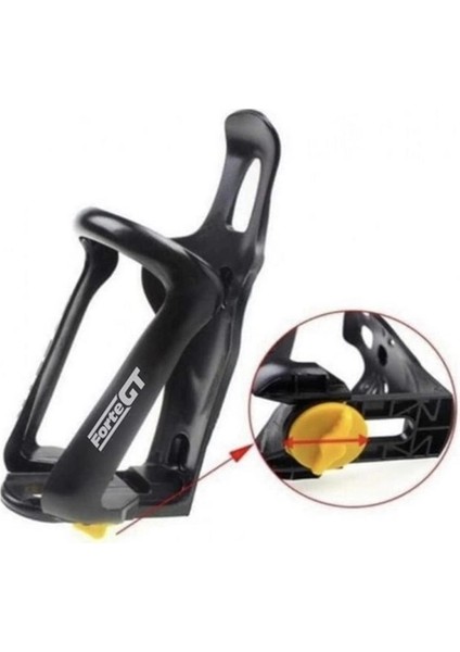 8107 Bisiklet Suluk Tutucu Siyah