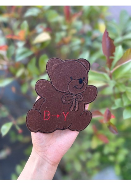 Ütü Ile Yapışan Ayı Arma Dikiş Aksesuarı 14X12 cm modelleri