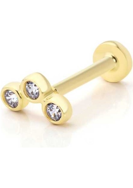 Üç Taş Tragus Piercing