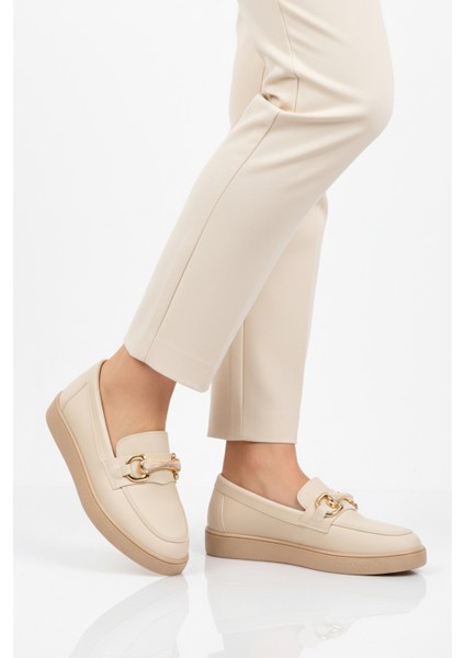 Bej Hafif Kadın Casual Ayakkabı B-04 Z