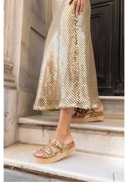 Ciroo Kadın Beyaz Taşli Desenli Toka Detay Eva Terlik indirimleri