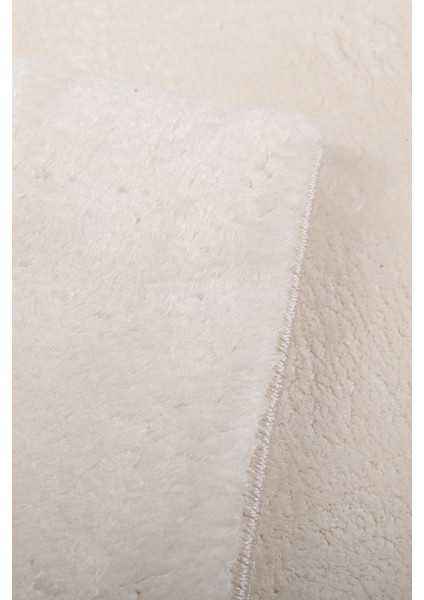 2'li Krem Yuvarlak Yumuşak Kaymaz Taban Peluş Yıkanabilir Banyo Oturma Odası HALI(60X60 ve 80X80) fiyatları