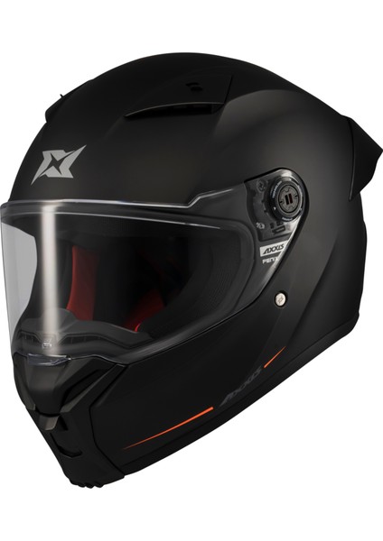 Motosiklet Kask Full Face Ece 22.06R Fenix Solid A1 Matt Black Motor Kaskı