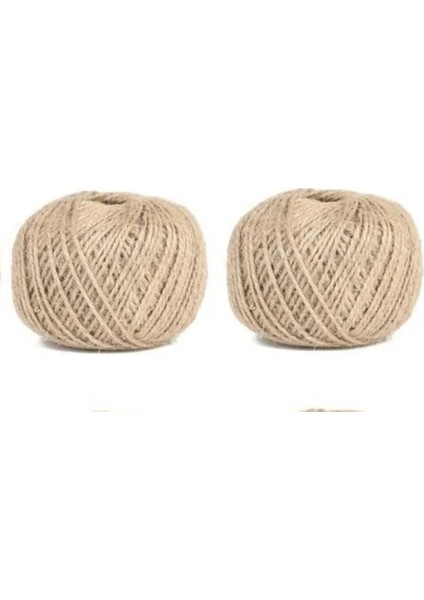 Jüt Ip 100 Gram, 100 Metre 2 Adet- Hasır Ip - Çuval Ip - Kırnap Ip