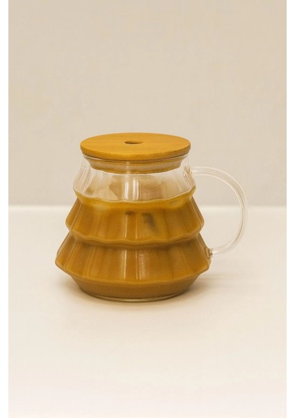 400 ml Bambu Kapaklı Borosilikat Cam Bardak – Silikon Contalı, Pipet Hediyeli, Isıya Dayanıklı indirimleri