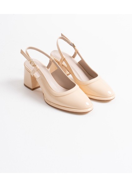 Modaserdem Taila Açık Sarı Rugan Kadın Topuklu Ayakkabı fiyatları