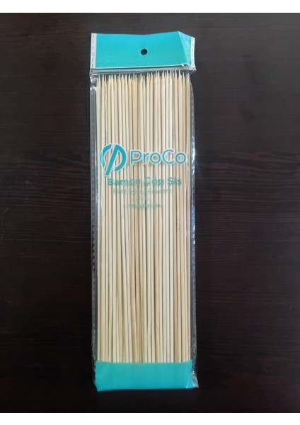 Bambu Çöp Şiş 25 cm x 2,5 mm 100'LÜ