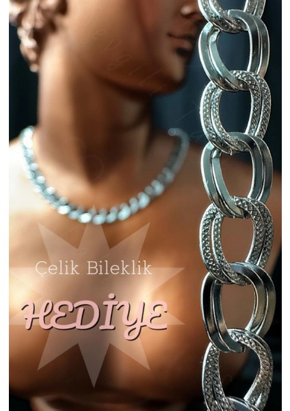 Samanyolu / Uzayyolu Tasarım Silver Çelik Zincir Kolye | Sirius Serisi fiyatları