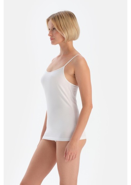 Kadın Pamuklu Ince Ip Askılı Atlet 2'li Paket 5007KC fiyatları