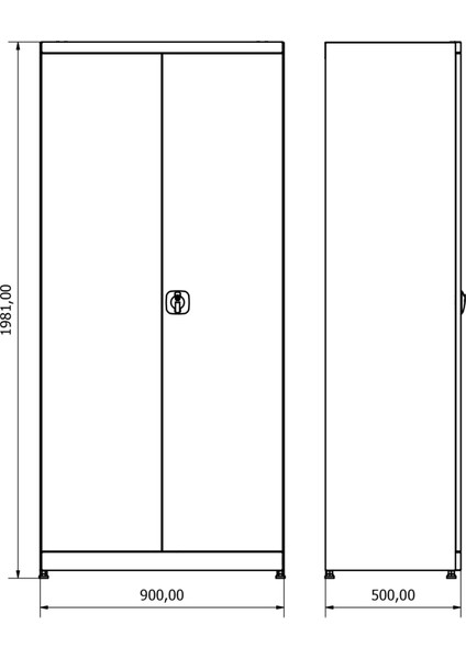Malzeme Dolabı Se.36.24.22 modelleri