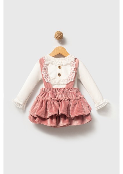 Kız Bebek Kız Çocuk Doğum Günü Parti Düğün Kadife Salopet Slopet Dantelli Uzun Kol Salopet modelleri