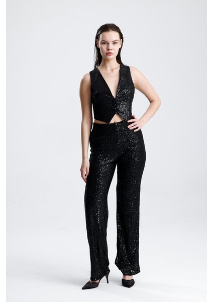 Astarlı Pulpayet Abiye Yelek | YLK36418