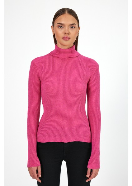 RD22KB374452 Kadın Balıkçı Yaka Triko Pro