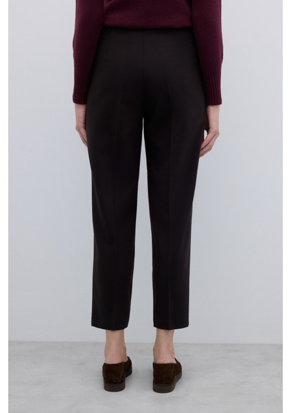 Tek Pilili Havuç Pantolon Kahve K2612048_005 fiyatları