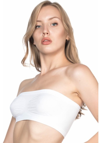 Beyaz Mı Emay 4002 Soft Straplez Büstiyer fiyatları