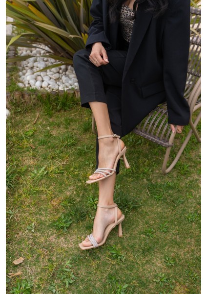 Vitali Kadin Nude Taş Detay Topuklu Ayakkabi fırsatları