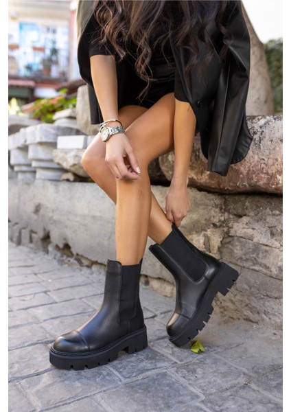 Daniel Kadin Bej Gercek Deri Bot indirimleri