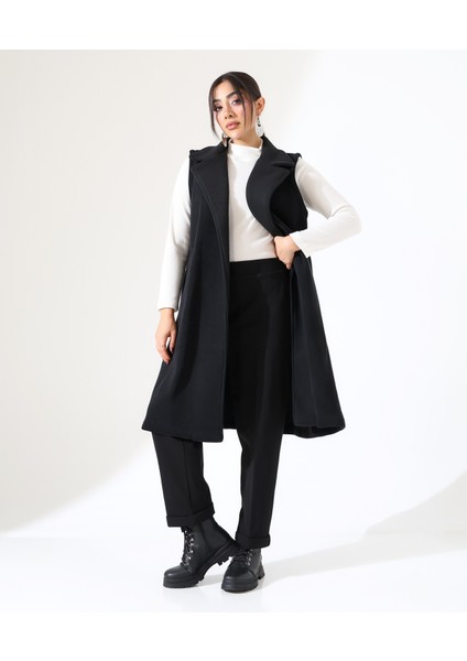 Kadın Çift Cep Bağlamalı Uzun Yelek fırsatları