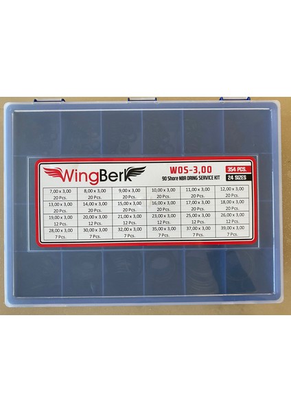 Wos-3,00 90 Shore Nbr Oring Seti