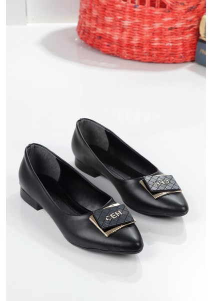 Klasik Şık Sivri Burun Kadın Babet fırsatları