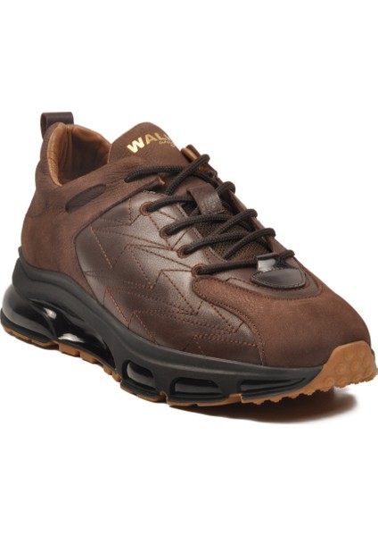Kahve Bağcıklı Hakiki Deri Erkek Spor Ayakkabı 2623 M fiyatları