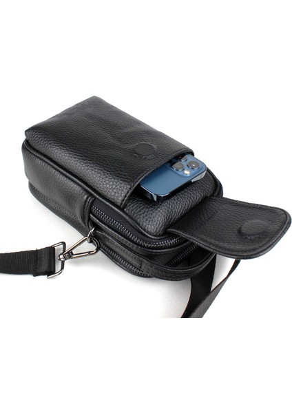 Erkek Kapaklı Çok Bölmeli El ve Omuz Çantası fırsatları
