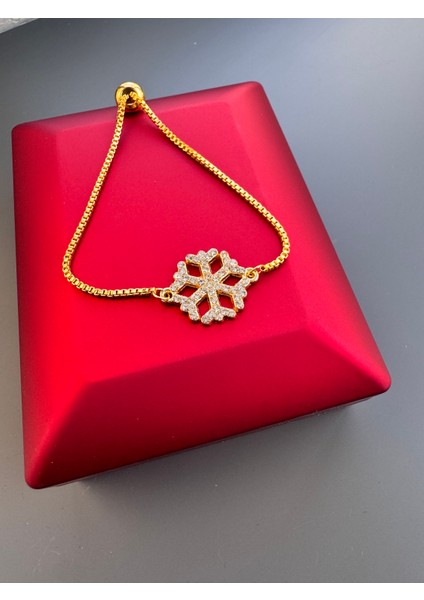 Kar Tanesi Bileklik Çelik