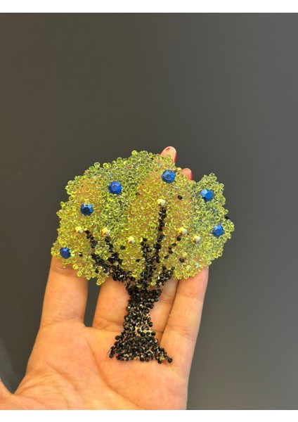 Ütü Ile Yapışan Taşlı Boncuklu Ağaç Arma Dikiş Aksesuarı 10X9 cm modelleri