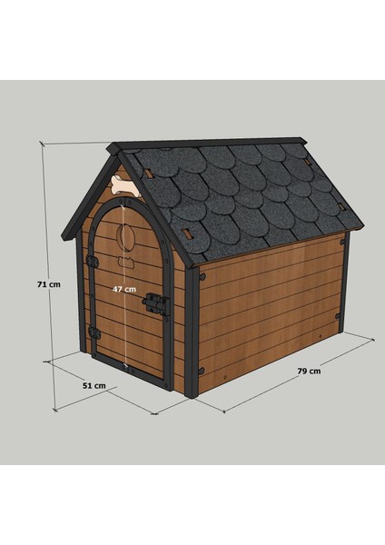 Ahşap Köpek Kulübesi