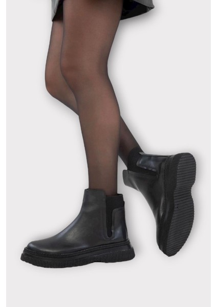 Yandan Lastikli Günlük Kadın Süet Bot Siyah - Siyah fiyatları