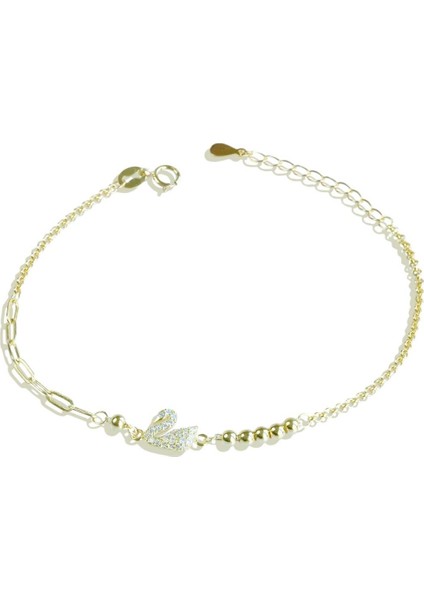 Kuğu Trend Gümüş Bileklik fırsatları