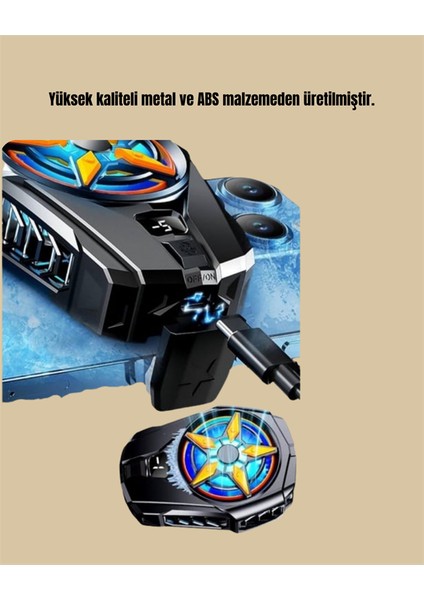 Cihaz Soğutma Radyatörü – Metal+Abs, Type-C Kablolu fiyatları