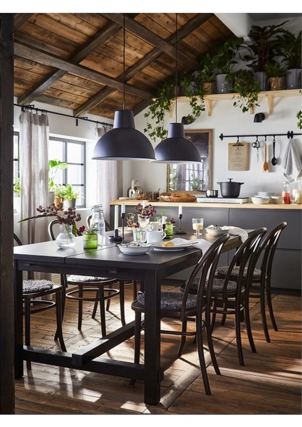 Skogsbo Ahşap Sandalye Koyu Kahve modelleri