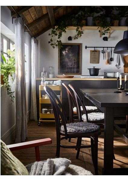 Skogsbo Ahşap Sandalye Koyu Kahve fırsatları