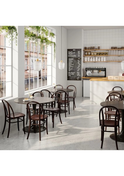 Skogsbo Ahşap Sandalye Koyu Kahve