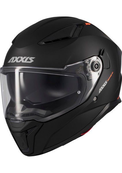 Motosiklet Kask Panther Sv Matt Black Full Face Güneş Vizörlü Ece 22.06R Motor Kaskı