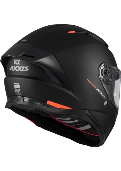 Motosiklet Kask Panther Sv Matt Black Full Face Güneş Vizörlü Ece 22.06R Motor Kaskı indirimleri