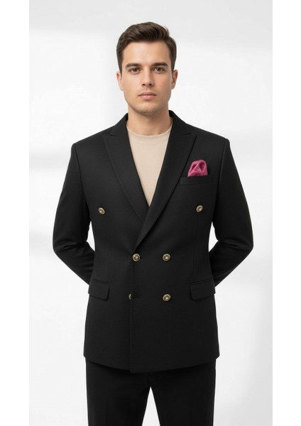 Erkek Suet Blazer Ceket – Şık Düğmeli Takım Elbise Üstü Slim Fit Model fırsatları